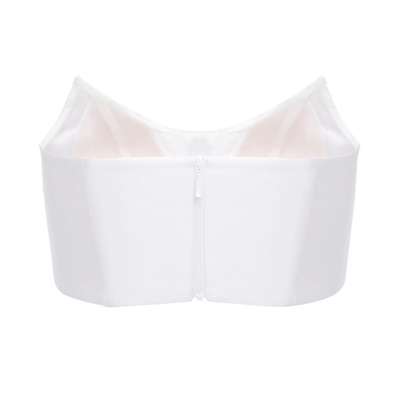 NDS the LABEL STRAPLESS CORSET TOP WITH MIRROR DETAILS - Picture 2 of 7